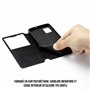 ***WE Etui folio CLASSIQUE HUAWEI Y6P Noir