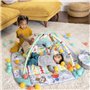 BRIGHT STARTS Tapis d'éveil maxi Monde Tropical, 5 modes de jeu - 40 balles - 7 jouets détachables