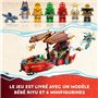 LEGO NINJAGO 71797 Le QG des Ninjas - La Course Contre la Montre, Jouet avec 2 Figurines Dragon