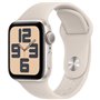 Apple Watch SE GPS - 40mm - Boîtier Starlight Aluminium - Bracelet Starlight Sport Band - S/M