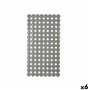 Tapis de Douche Antidérapant Gris PVC 68 x 36 x 1 cm (6 Unités)