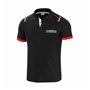 Polo à manches courtes homme Sparco Martini Racing Noir