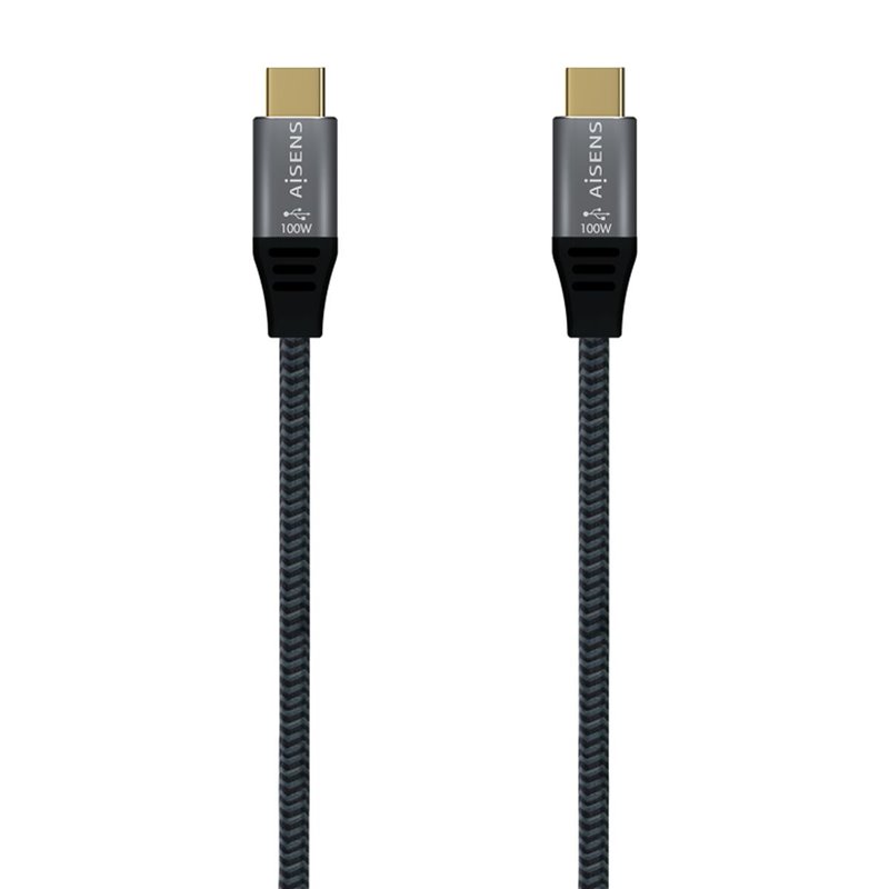 Aisens A107-0672 câble USB 1,5 m USB4 Gen 2x2 USB C Gris