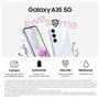 Smartphone Samsung Galaxy A35 6 GB RAM 128 GB Noir Lila