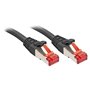 Lindy Rj45/Rj45 Cat6 1m câble de réseau Noir S/FTP (S-STP)