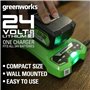 Batterie au lithium rechargeable Greenworks 2932407 Litio Ion