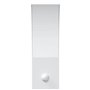 vidaXL Applique murale LED d'extérieur avec capteurs blanc