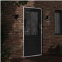 vidaXL Applique murale d'extérieur avec capteurs noir