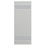 vidaXL Appliques murales d'extérieur 2pcs argenté acier inoxydable
