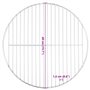 vidaXL Grille de barbecue ronde Ø40 cm acier inoxydable 304