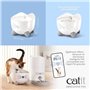 CAT IT Fontaine a eau automatique pour chat - 2,5 L - Blanc