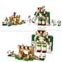 LEGO Minecraft 21250 La Forteresse du Golem de Fer, Jouet Château qui se Transforme en Grande Figurine
