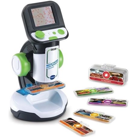 VTech Jouets Electroniques Educatifs GENIUS XL - MICROSCOPE VIDÉO INTERACTIF