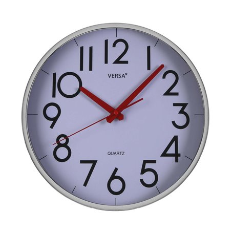 Horloge Murale Versa Blanc Plastique Quartz Pop 4 x 30 x 30 cm