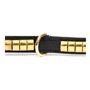 Collier pour Chien Gloria Duna Noir Doré (55 x 2.5 cm)