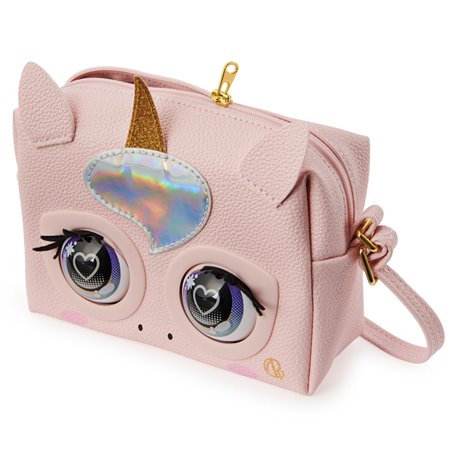 Purse Pets LICORNE - COMPAGNON INTERACTIF FORMAT SAC A MAIN - Animal Interactif Qui Cligne Des Yeux Avec Effets Sonores et Diffé