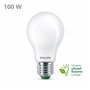 Philips Ampoule dépolie à filament 100 W A60 E27