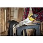 Scie égoine STANLEY SharpCut - Lame 450mm - Denture Universelle double biseau - Guide 45° et 90°