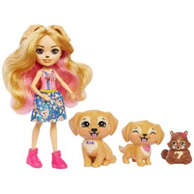 Enchantimals Coffret - Famille Golden Retrievers de Gerika