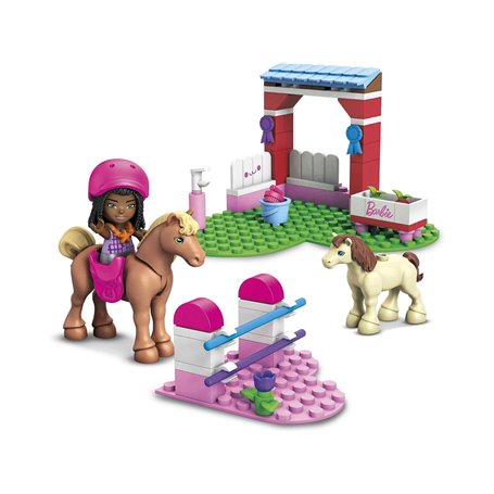 Barbie - Coffret de Construction Saut à Cheval