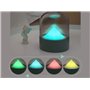Lampe veilleuse à intensité et couleurs variables - Modèle Mont Blanc - Noire