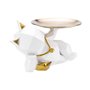 Décoration d'intérieur en résine - Modèle Chat Pacha - Blanc