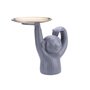 Décoration d'intérieur en résine - Modèle Crazy Monkey - Gris
