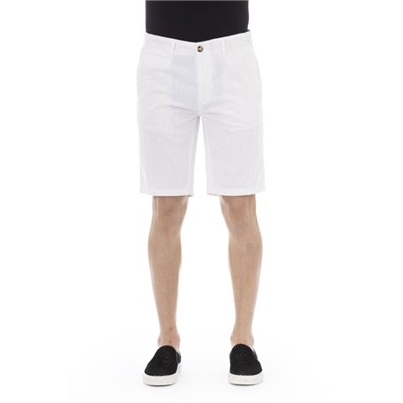 Baldinini Trend Bermuda Blanc Homme