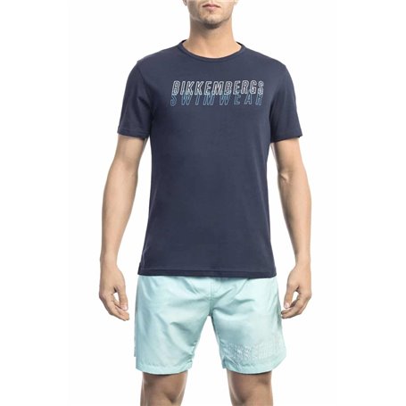 Bikkembergs Beachwear T-shirts Bleu Homme