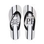 Philipp Plein Nu-pieds et Tongs Gris Unisex