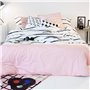 Housse de Couette HappyFriday Blanc Blush  Multicouleur 240 x 220 cm