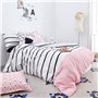 Housse de Couette HappyFriday Blanc Blush  Multicouleur 240 x 220 cm