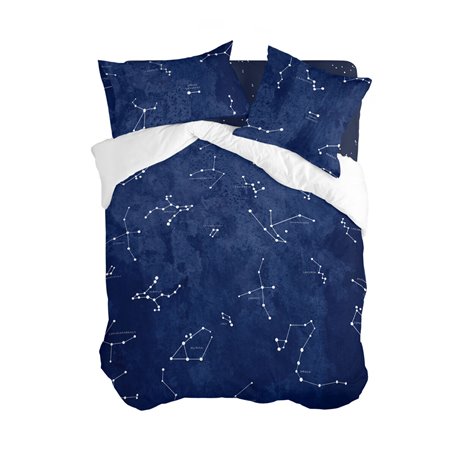 Housse de Couette HappyFriday Blanc Cosmos  Multicouleur 180 x 220 cm