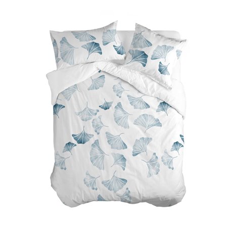 Housse de Couette HappyFriday Blanc Ginkgo  Multicouleur 260 x 220 cm