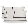 Taie d'oreiller HappyFriday Blanc Serenity Multicouleur 50 x 75 cm (2 Unités)