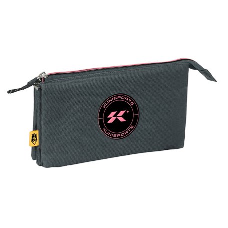 Trousse Fourre-Tout Triple Kings League Kunisport Gris 22 x 12 x 3 cm