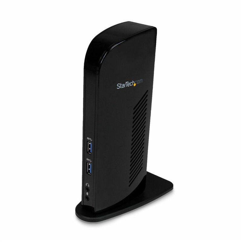 Startech.com Station d'Accueil pour Ordinateur Portable USB 3.0 à Double Écran avec HDMI et DVI/VGA, Hub USB-A 6x, GbE,