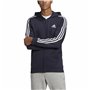 Sweat à capuche homme Adidas 3 Stripes Bleu foncé