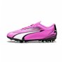 Chaussures de Football Multi-crampons pour Enfants Puma Ultra Play MG Rose foncé