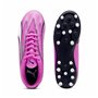 Chaussures de Football Multi-crampons pour Enfants Puma Ultra Play MG Rose foncé