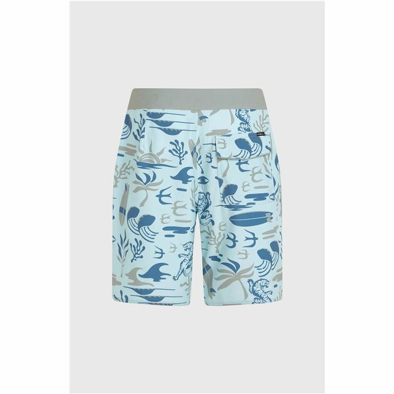 Image secondaire de Maillot de bain homme O'Neill Hyperfreak Mysto Scallop 19'' Bleu