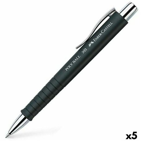 Crayon Faber-Castell Poly Ball XB Noir (5 Unités)