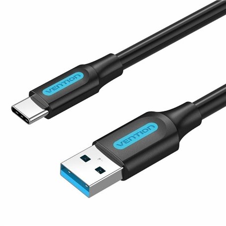 Câble USB A vers USB-C Vention COZBC Noir 25 cm