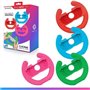 PACK DE 4 VOLANTS BLEU ROUGE VERT ROSE