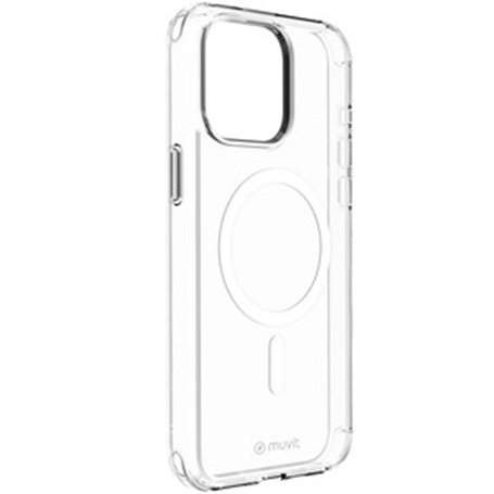 MUVIT FRANCE COQUE TRANSPARENTE MAGSAFE 2M IPHONE 15 PRO MAX