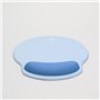 WE POP Tapis de souris avec repose poignet bi-color Bleu: matire tissu - tapis