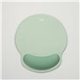WE POP Tapis de souris avec repose poignet bi-color Vert: matire tissu - tapis
