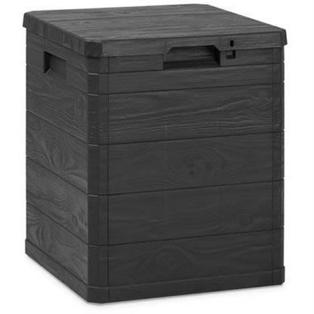 Coffre de jardin WOODY'S - Résine - Capacité 90L - Anthracite