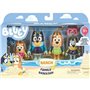 Figurines miniatures - MOOSE TOYS - La famille a la Plage (4 figurines) - Bluey