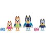 Figurines miniatures - MOOSE TOYS - La famille a la Plage (4 figurines) - Bluey